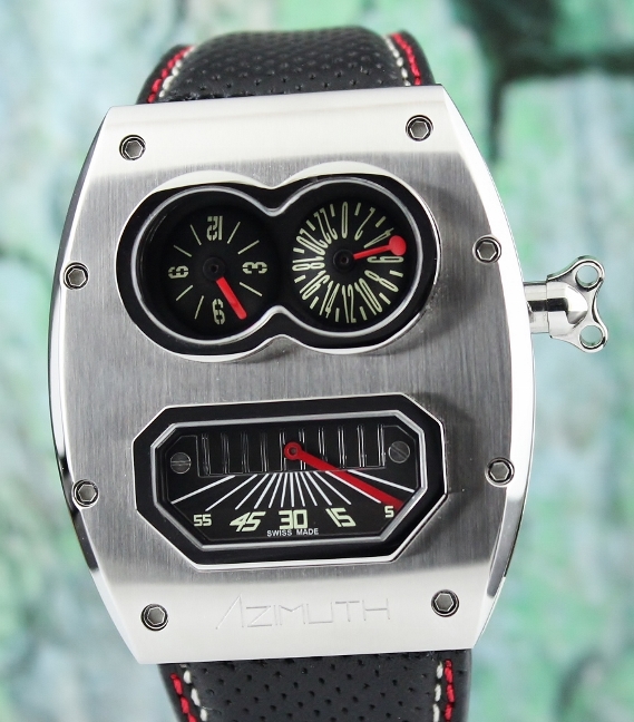 (image for) LIKE NEW AZIMUTH STAINLESS STEEL"MR ROBOTO 2" WATCH